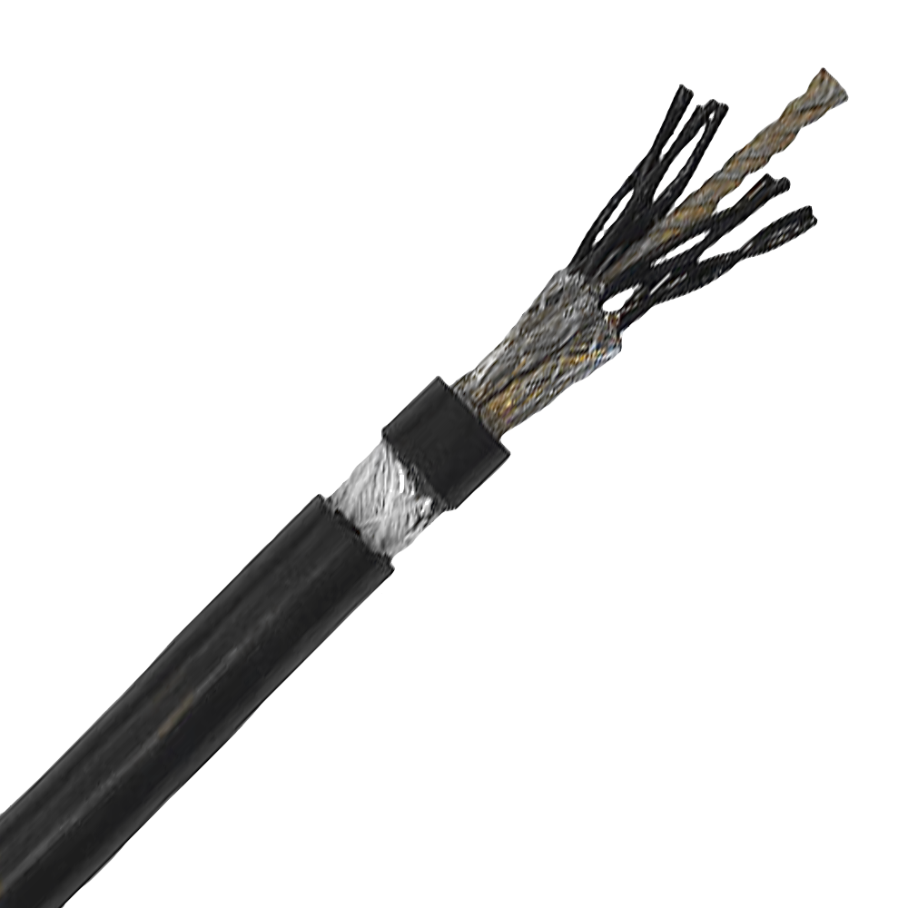 PVC Round Trailing Cable Halogen Free 6 x (2 x 0.75mm) C Twisted